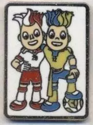 Чемп-т Євро 2012 (Україна-Польща) талісман ЕМАЛЬ / Euro 2012 football mascot pin