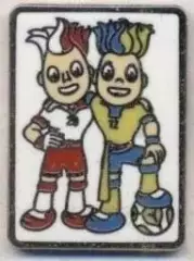 Чемп-т Євро 2012 (Україна-Польща) талісман ЕМАЛЬ / Euro 2012 football mascot pin