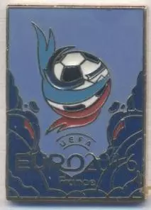 Чемпт Європи 2016,презентаційна емблема1 ЕМАЛЬ/Euro 2016 football logo pin badge