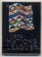 футбол, Ліга Націй УЄФА №1 ЕМАЛЬ / UEFA Nations League football enamel pin badge