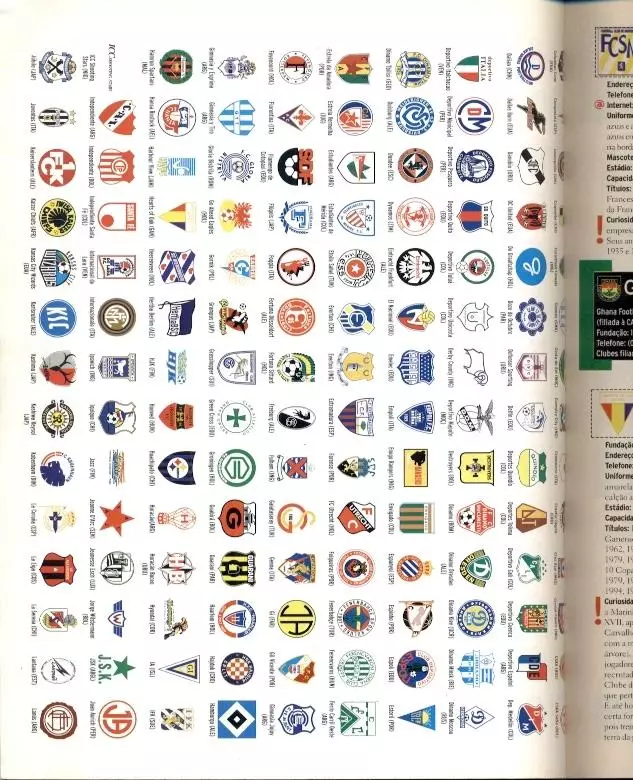 Світ, футбольні клуби-500, спецвид.Плакар / Placar-500 best World football clubs 1