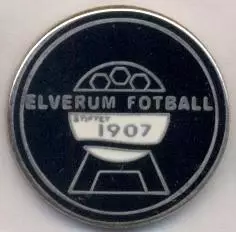 футбол.клуб Ельверум (Норвегія)2 ЕМАЛЬ/Elverum Fotball,Norway football pin badge