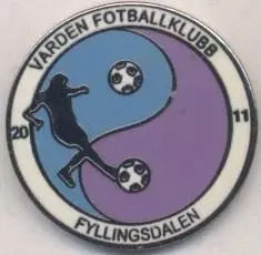 футбол.клуб Варден (Норвегія) ЕМАЛЬ / Varden FK,Norway football enamel pin badge