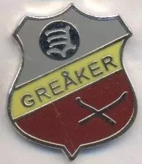 футбол.клуб Греокер (Норвегія) ЕМАЛЬ/Greaker IF,Norway football enamel pin badge