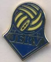 футбольний клуб Єрв (Норвегія) ЕМАЛЬ /FK Jerv Grimstad,Norway football pin badge