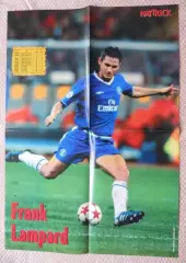 постер А2 футбол Френк Лемпард/зб.Чехія 2004 /Lampard/Czech national team poster