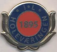 футбол.клуб Холеверінген (Норвегія) ЕМАЛЬ / Holevaeringen FK,Norway football pin