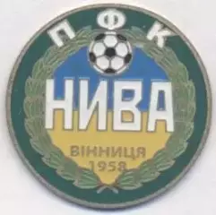 футбол.клуб Нива Вінниця (Україна)1 важмет / Nyva Vinnytsya,Ukraine football pin