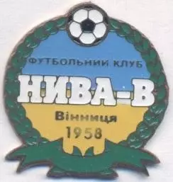 футбол.клуб Нива Вінниця (Україна)2 важмет / Nyva Vinnytsya,Ukraine football pin