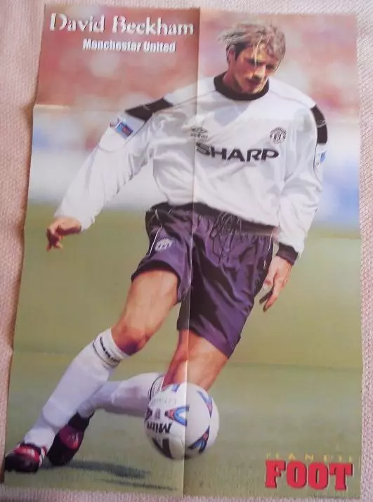 постер А1 футбол Девід Бекхем (Англія) / David Beckham, England football poster