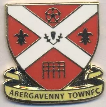 футбол.клуб Абергейвенні (Уельс) ЕМАЛЬ/Abergavenny Town,Wales football pin badge