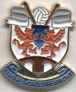 футбол.клуб Бринтіріон (Уельс) ЕМАЛЬ/Bryntirion Athletic FC,Wales football badge
