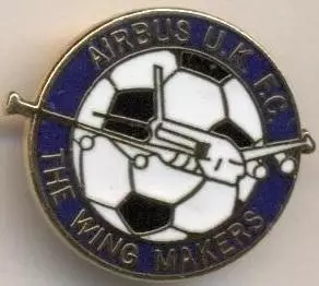 футбольний клуб Ейрбас (Уельс) ЕМАЛЬ/Airbus UK Broughton FC,Wales football badge