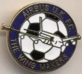 футбольний клуб Ейрбас (Уельс) ЕМАЛЬ/Airbus UK Broughton FC,Wales football badge