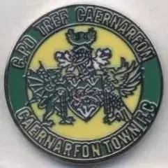 футбол.клуб Карнарвон (Уельс)2 ЕМАЛЬ/Caernarfon Town FC,Wales football pin badge