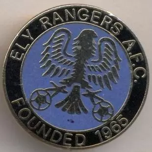 футбольний клуб Елі Рейнджерс (Уельс) ЕМАЛЬ/Ely Rangers AFC,Wales football badge