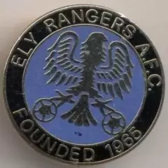 футбольний клуб Елі Рейнджерс (Уельс) ЕМАЛЬ/Ely Rangers AFC,Wales football badge
