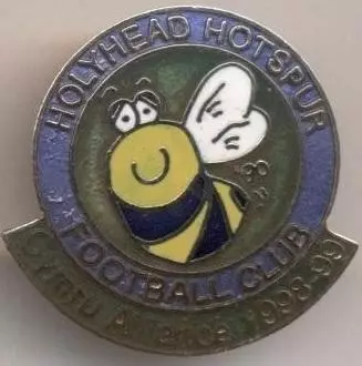 футбол.клуб Холіхед Хотспур (Уельс) ЕМАЛЬ /Holyhead Hotspur,Wales football badge