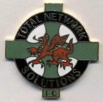 футбол.клуб ТНС (Уельс)1 ЕМАЛЬ / TNS Llansantffraid FC, Wales football pin badge