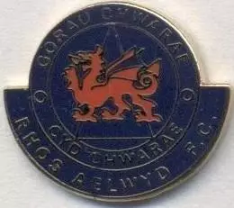 футбол.клуб Рос Айлвід (Уельс)1 ЕМАЛЬ / Rhos Aelwyd FC, Wales football pin badge