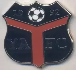 футбол.клуб Енезхір (Уельс) ЕМАЛЬ / Ynyshir Albions FC, Wales football pin badge