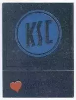 наклейка блискуча футбол Карлсруе (Німеччина /Karlsruher SC,Germany logo sticker