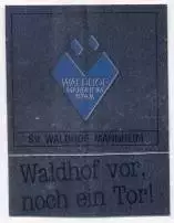 наклейка блиск.футбол Вальдхоф Маннхайм (Німеч. /SV Waldhof,Germany logo sticker