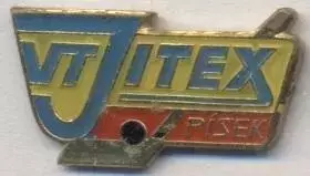 хокей.клуб Їтекс Пісек (Чехія) важмет /HC Jitex Pisek,Czech ice hockey pin badge