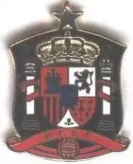 Іспанія, федерація футболу №7 ЕМАЛЬ / Spain football federation enamel pin badge