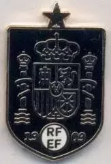 Іспанія, федерація футболу №10 ЕМАЛЬ /Spain football federation enamel pin badge