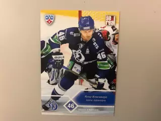 КХЛ . Сезон 2012 - 2013 . Янне Яласваара Финляндия ( Динамо Москва )