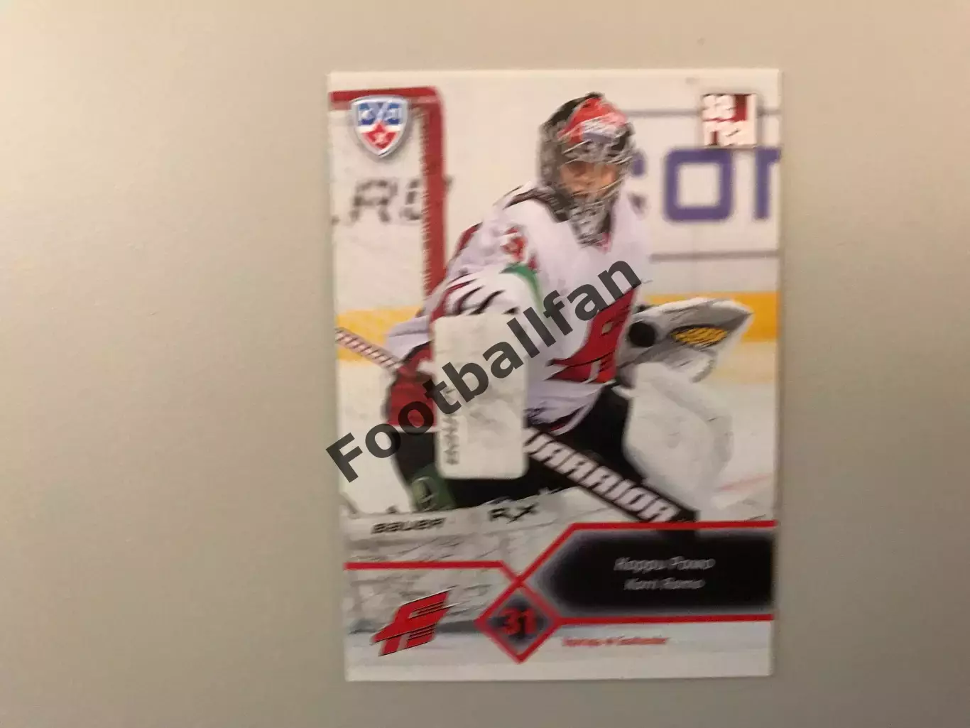 КХЛ . Сезон 2012 - 2013 . Карри Рамо Финляндия ( Авангард Омская область )