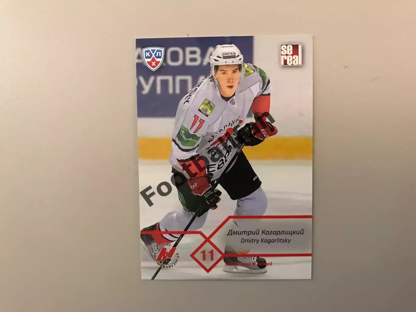 КХЛ . Сезон 2012 - 2013 . Дмитрий Кагарлицкий Россия ( Металлург Новокузнецк )