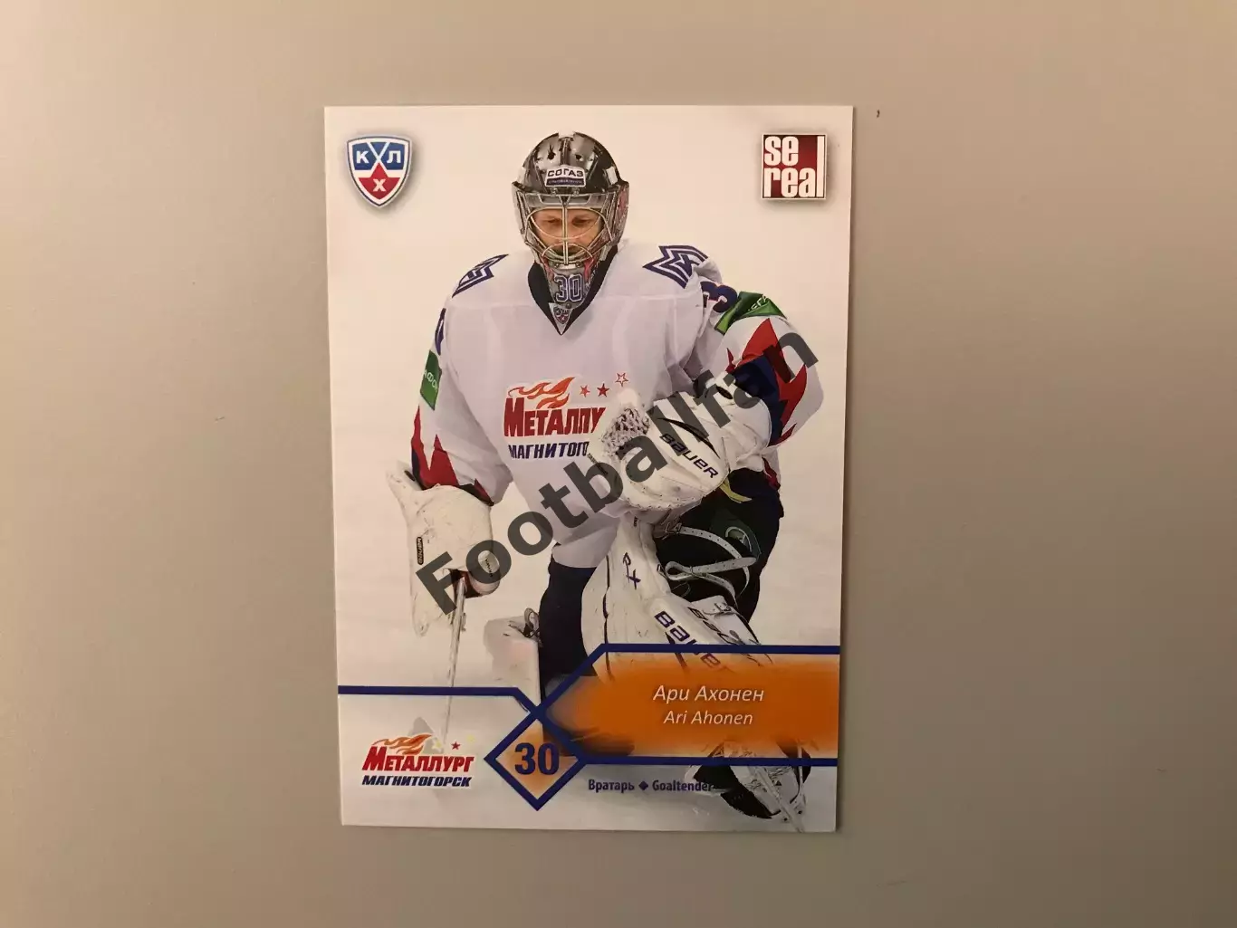 КХЛ . Сезон 2012 - 2013 . Ари Ахонен Финляндия ( Металлург Магнитогорск )