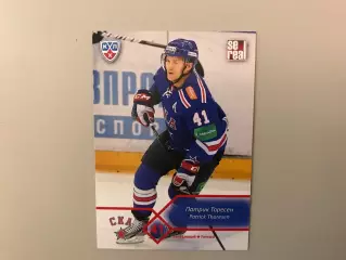 КХЛ . Сезон 2012 - 2013 . Патрик Торесен Норвегия ( СКА Санкт - Петербург )