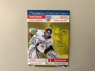 Лидеры статистики . Василий Кошечкин Россия ( Северсталь Череповец )