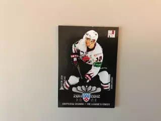 Лауреаты сезона 2011 - 2012 . Роман Червенка Чехия ( Авангард Омская область )