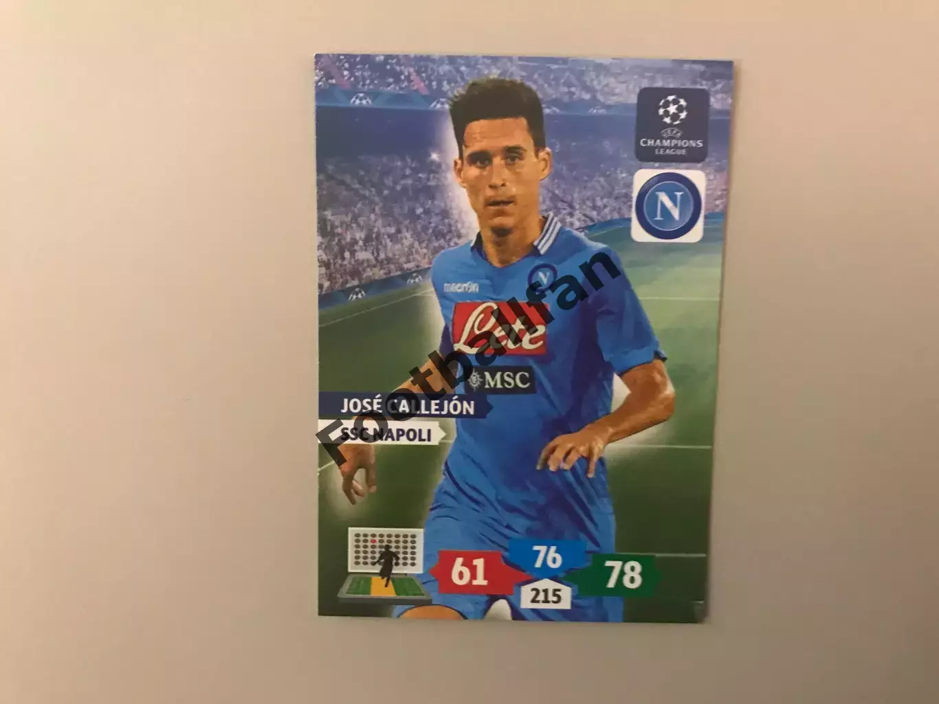 Лига Чемпионов 2013 - 2014 Жозе Каллежон Испания ( Наполи Неаполь , Италия )