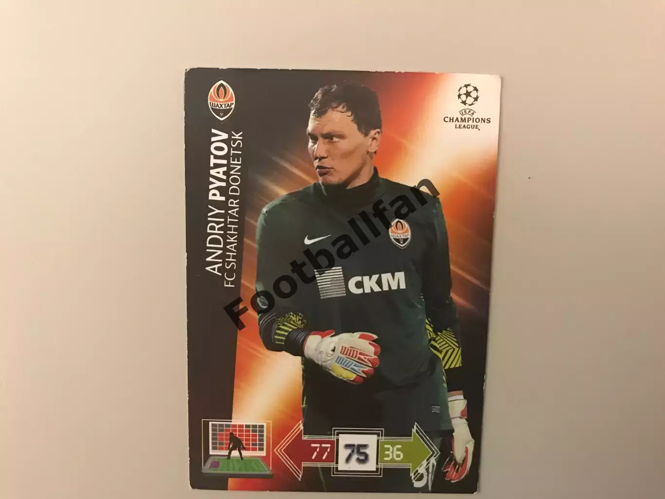 Лига Чемпионов 2012 - 2013 . Андрей Пятов Украина ( Шахтер Донецк , Украина )