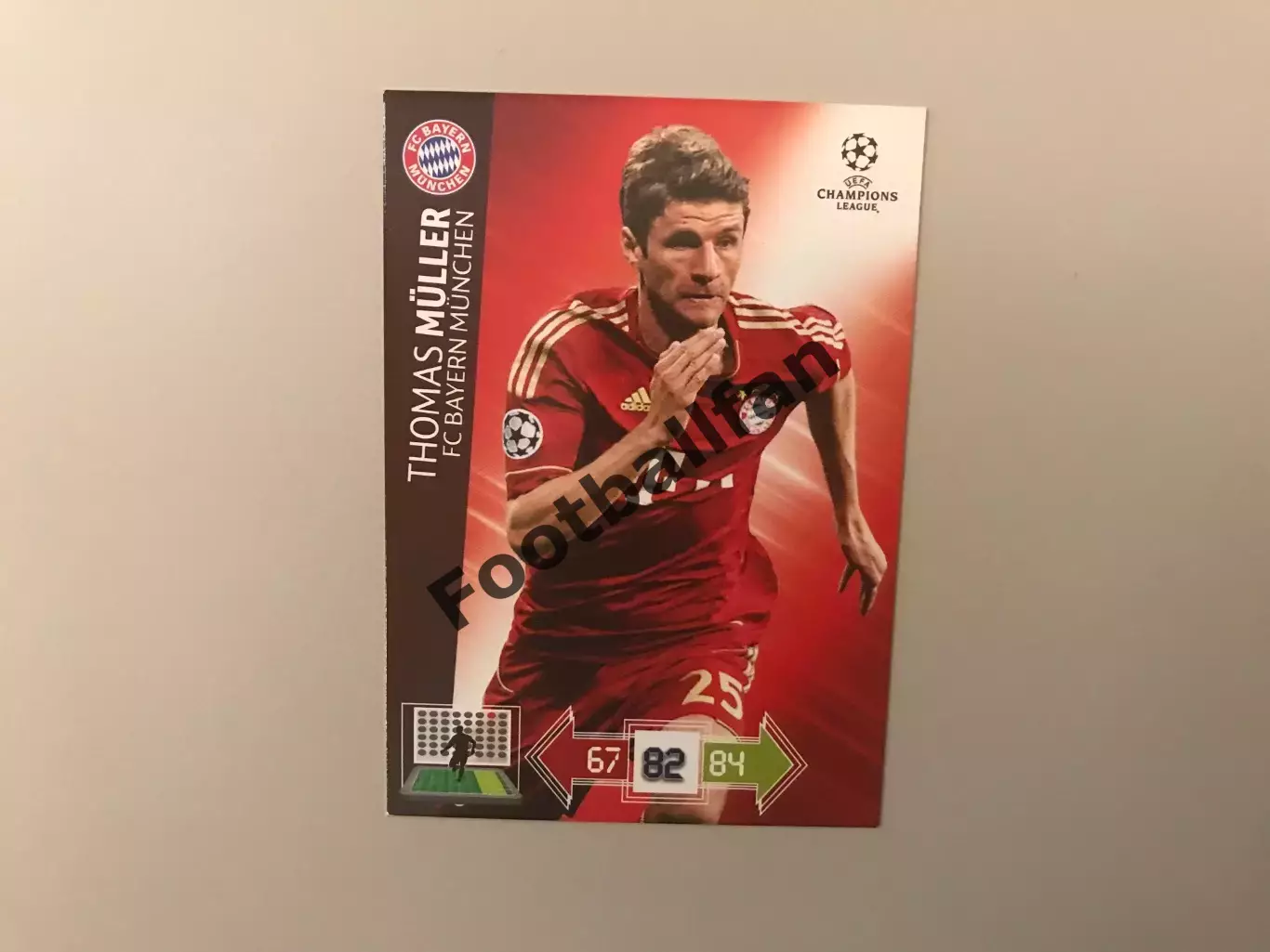 Лига Чемпионов 2012 - 2013 . Томас Мюллер Германия ( Бавария Мюнхен , Германия )