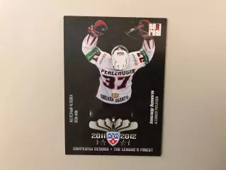 Лауреаты сезона 2011 - 2012 . Александр Пережогин( Авангард Омская область )