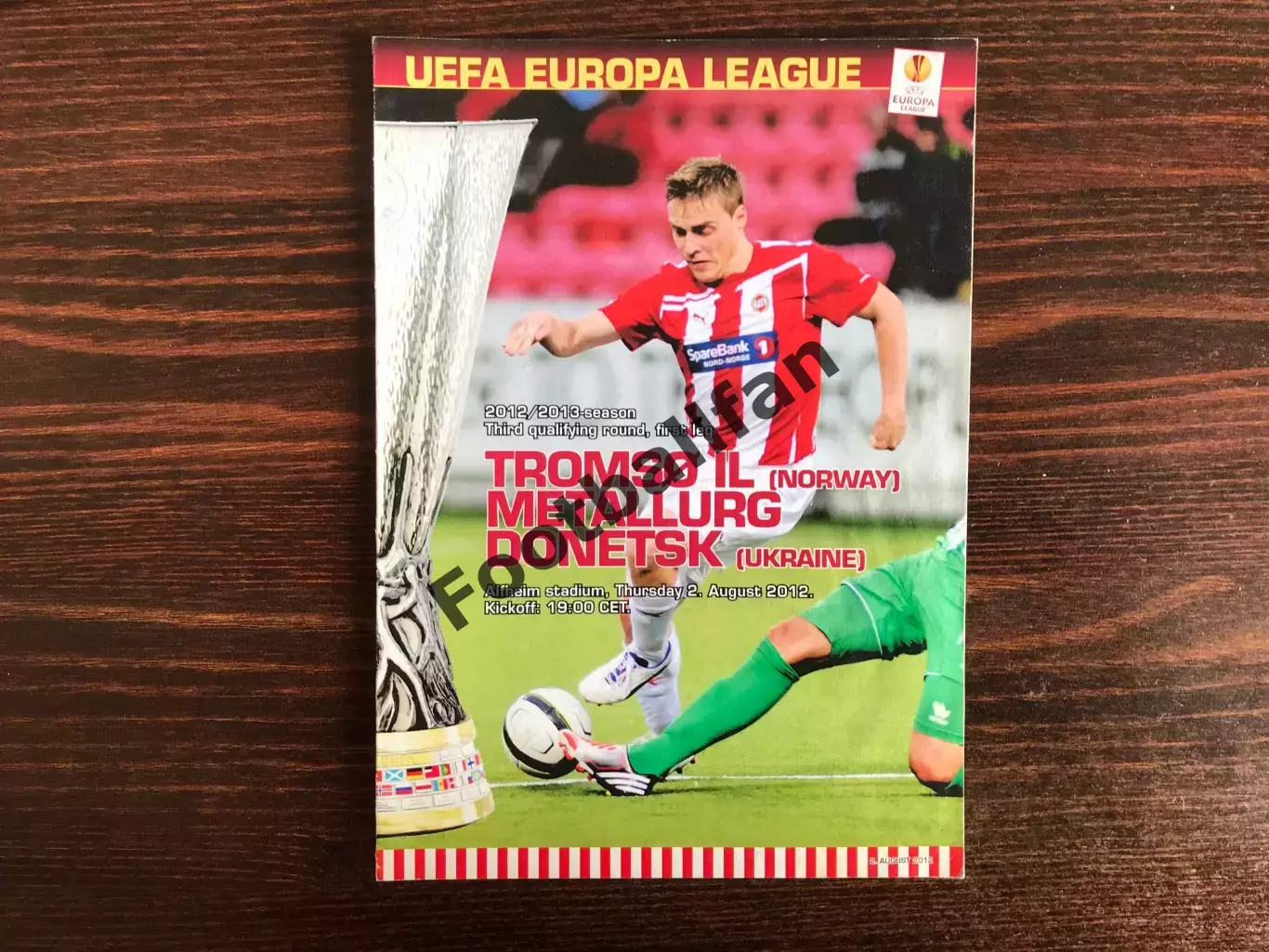 Тромсе Норвегия - Металлург Донецк , Украина 02.08.2012