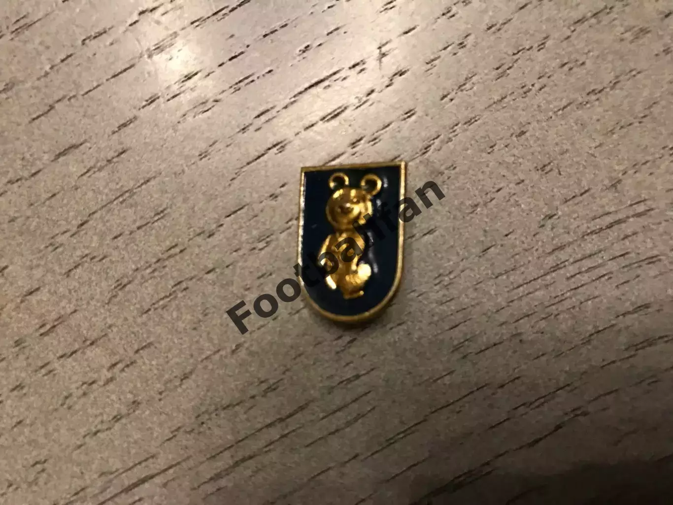 ОЛИМПИАДА . 1980 год . Москва . Олимпийский мишка (6) синий