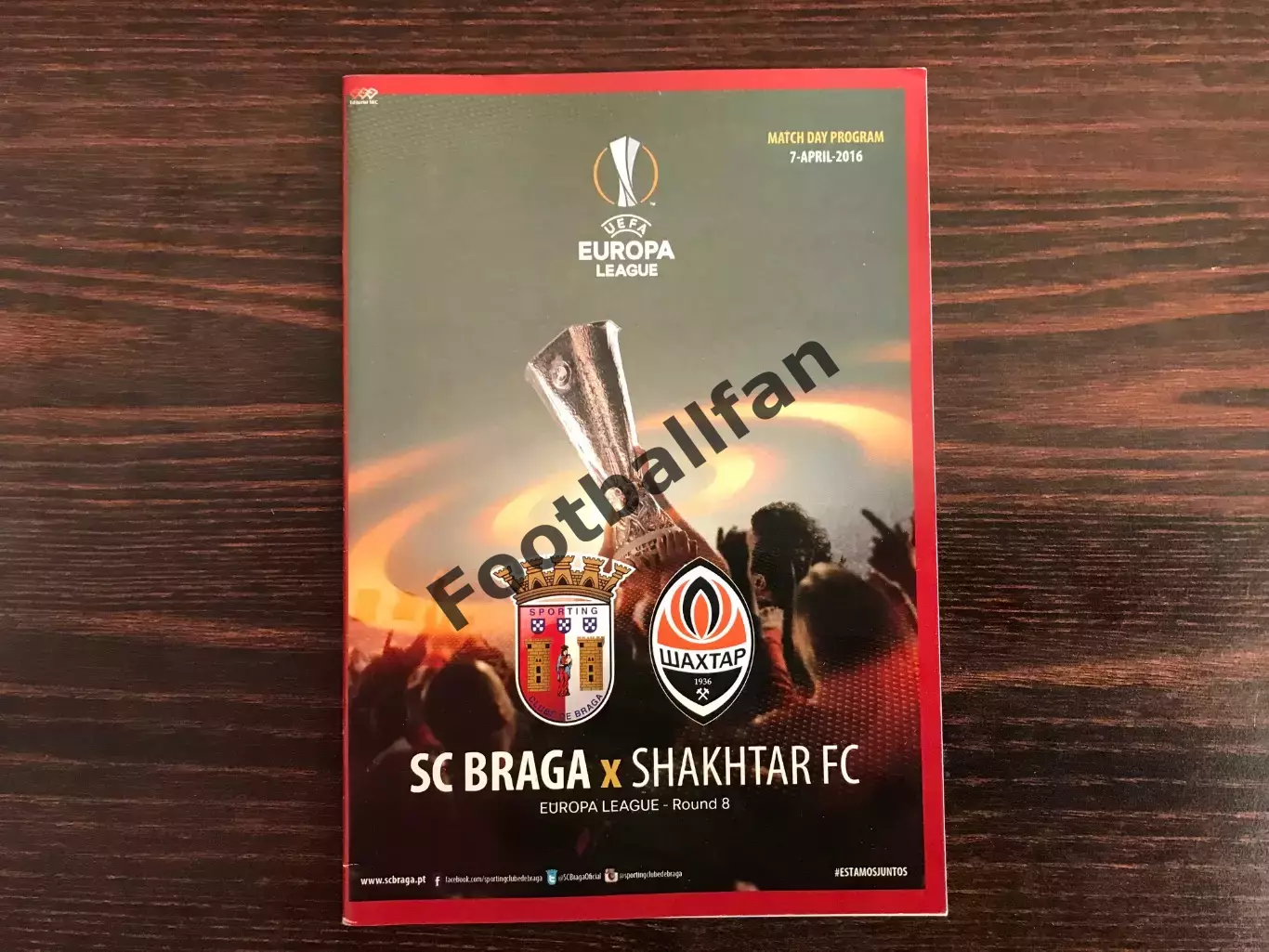 Брага Португалия - Шахтер Донецк , Украина 07.04.2016