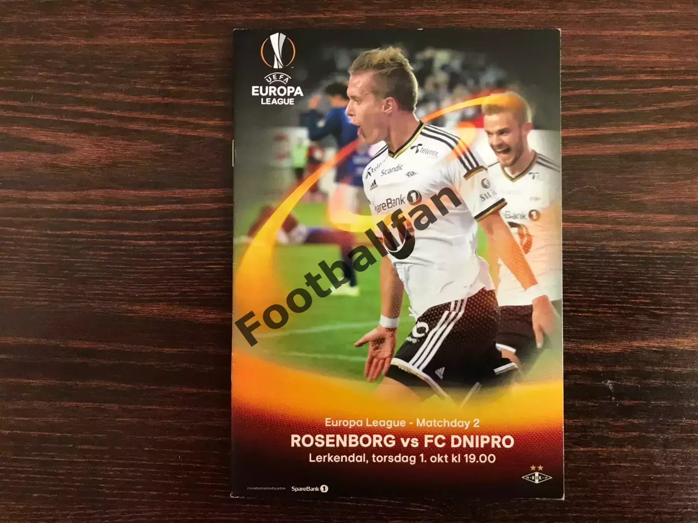 Русенборг Трондхейм , Норвегия - Днепр Днепропетровск , Украина 01.10.2015