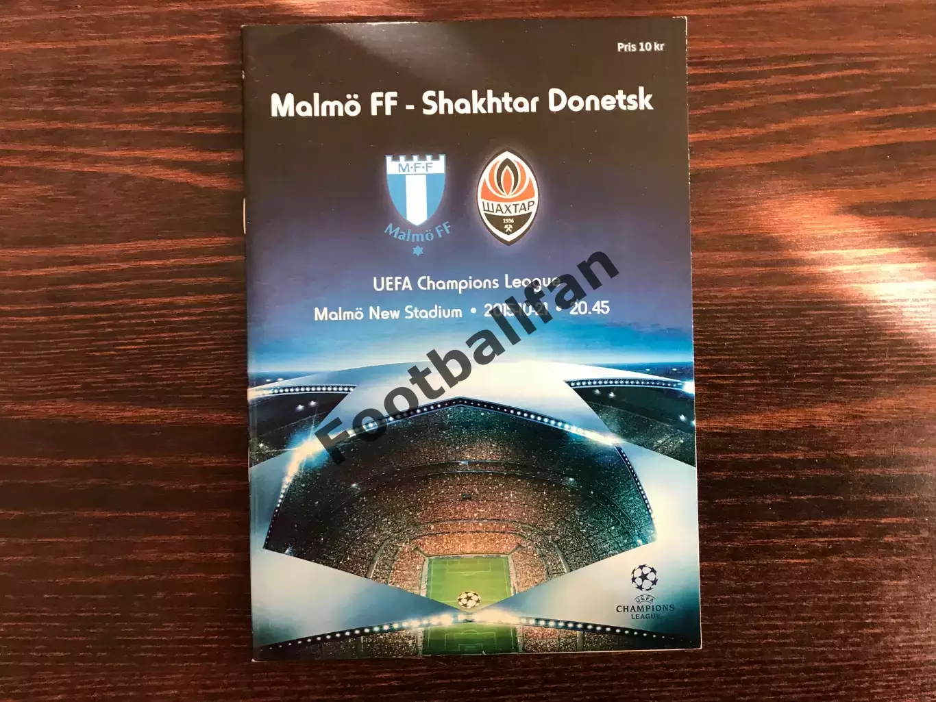 Мальме Швеция - Шахтер Донецк , Украина 21.10.2015