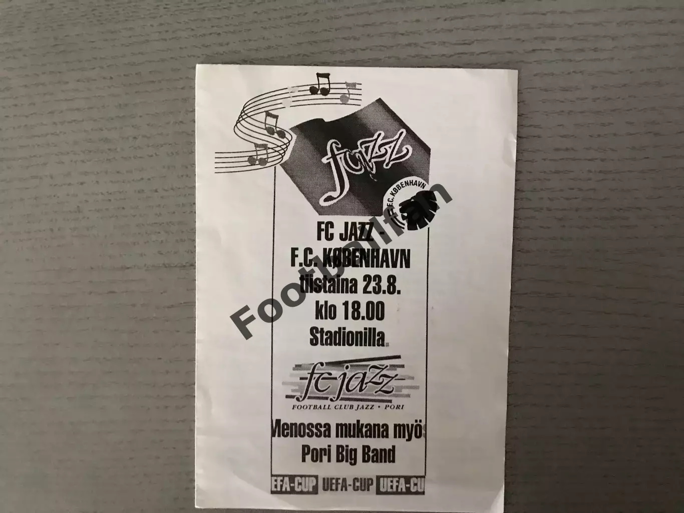 Джаз Финляндия - Копенгаген Дания 23.08.1994