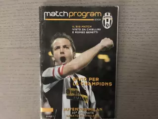 Ювентус Турин - Милан 12.04.2008 год. Постер Кьеллини