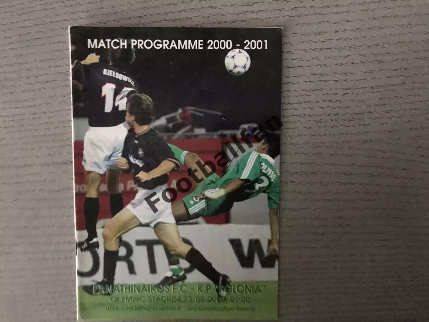 Панатинаикос Греция - Полония Польша 23.08.2000