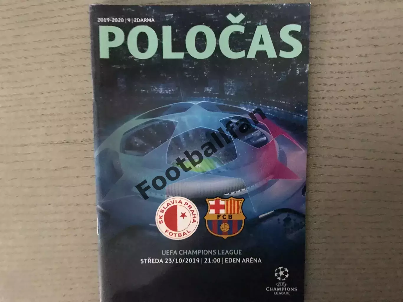 Славия Прага , Чехия - Барселона Испания 23.10.2019